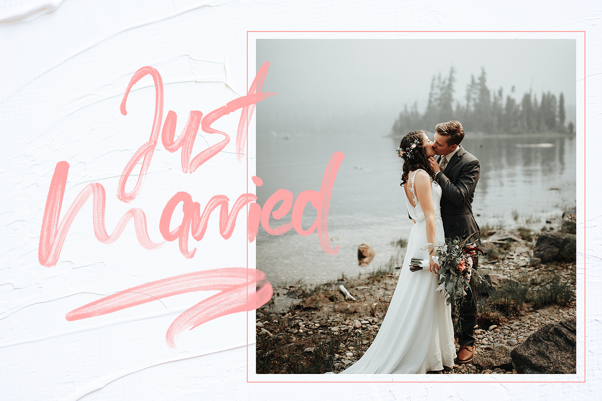 Loving Rose SVG Watercolor Font, a Script Font by SilverStag Type Foundry (Photo 4 of 12)