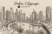 Dubai City Hand Drawn Vectors, a Decorative Illustration by Alara Studio (Thumbnail 1 of 9)
