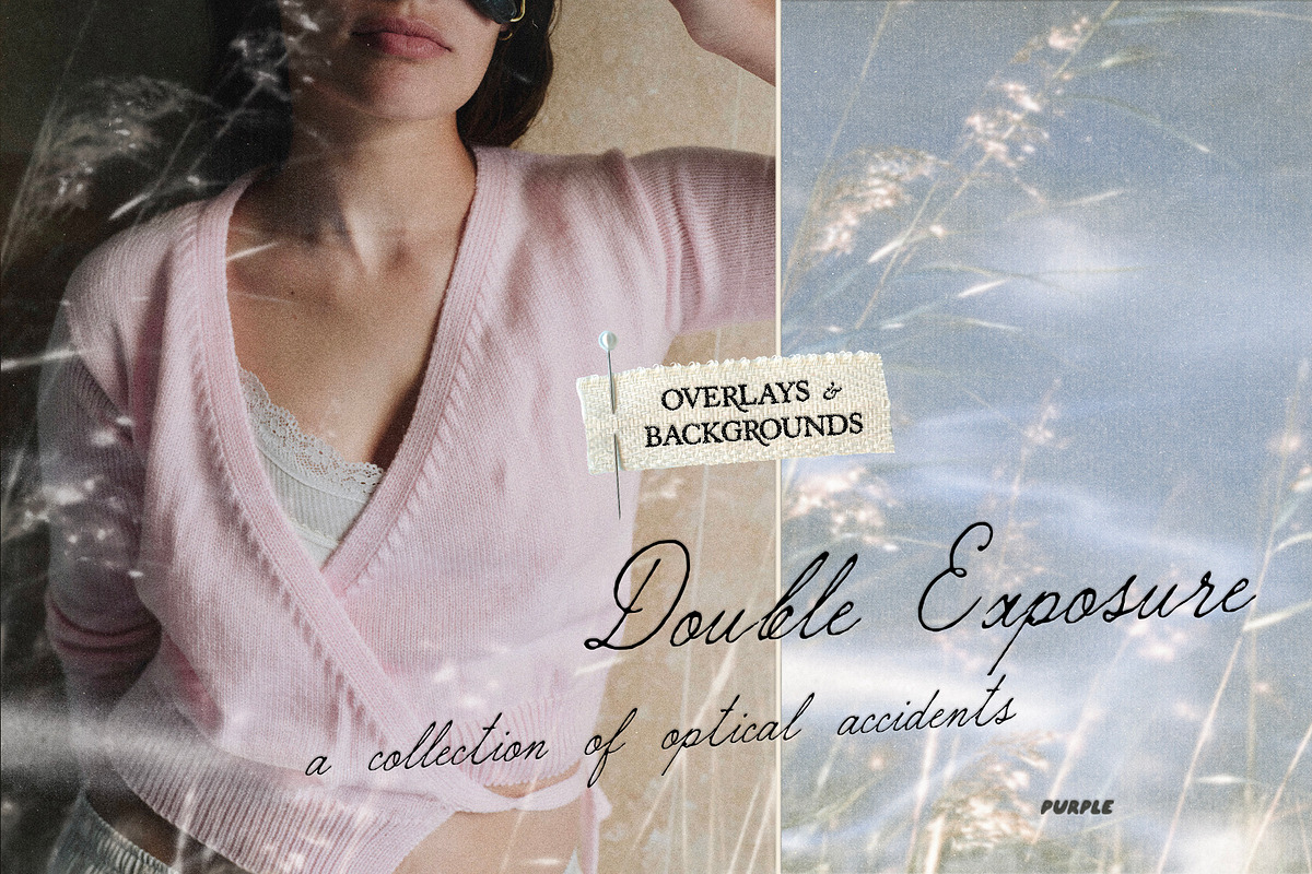 Double Exposure Overlays Backgrounds, a Texture Graphic by Purple (Photo 11 of 12)