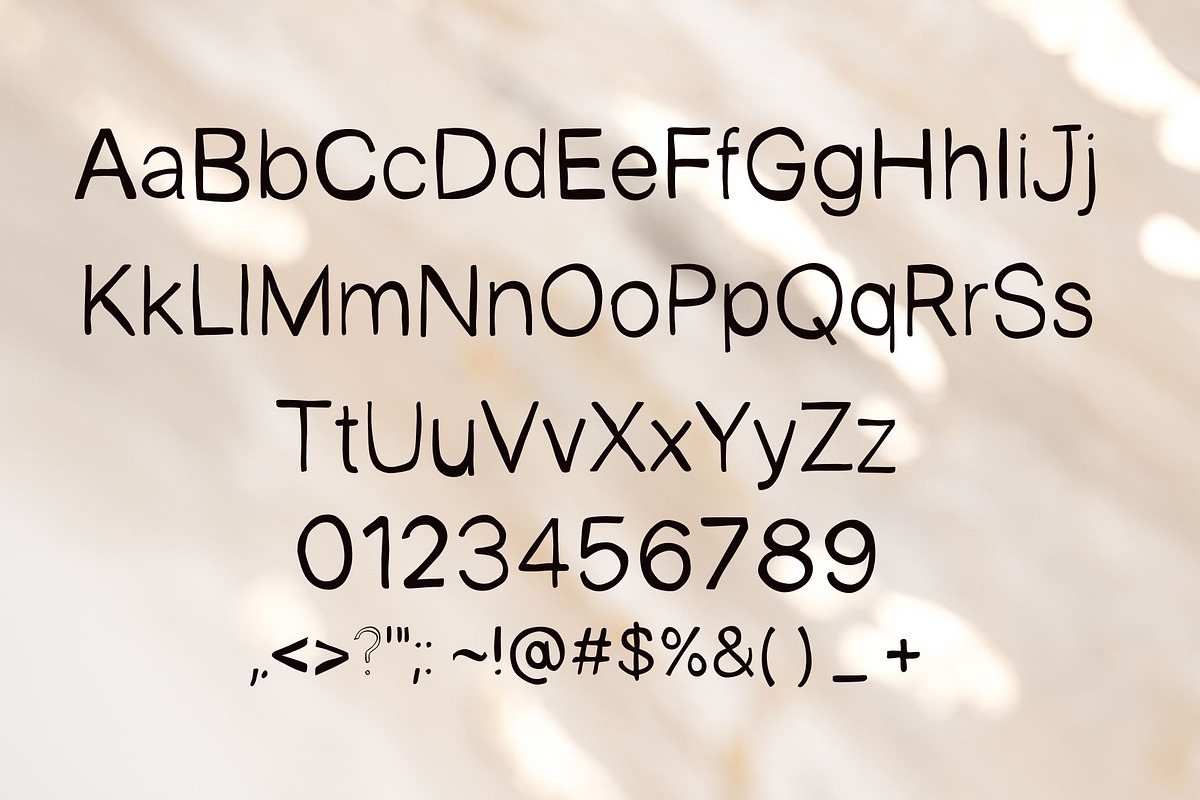 Honey Sans Hand-drawn Thin Font, a Font by Honey Island Studio (Photo 2 of 11)