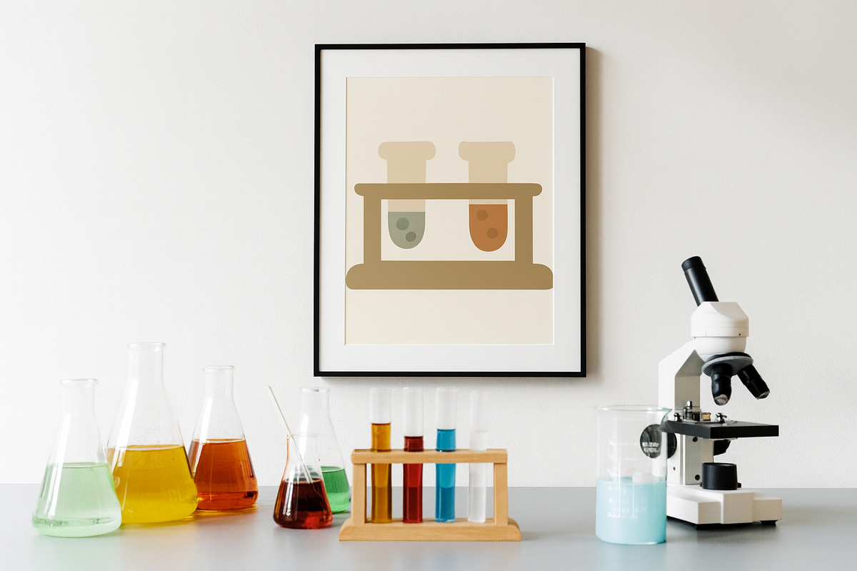 Science Lab Clipart Set, an Education Illustration by Palau (Photo 5 of 10)