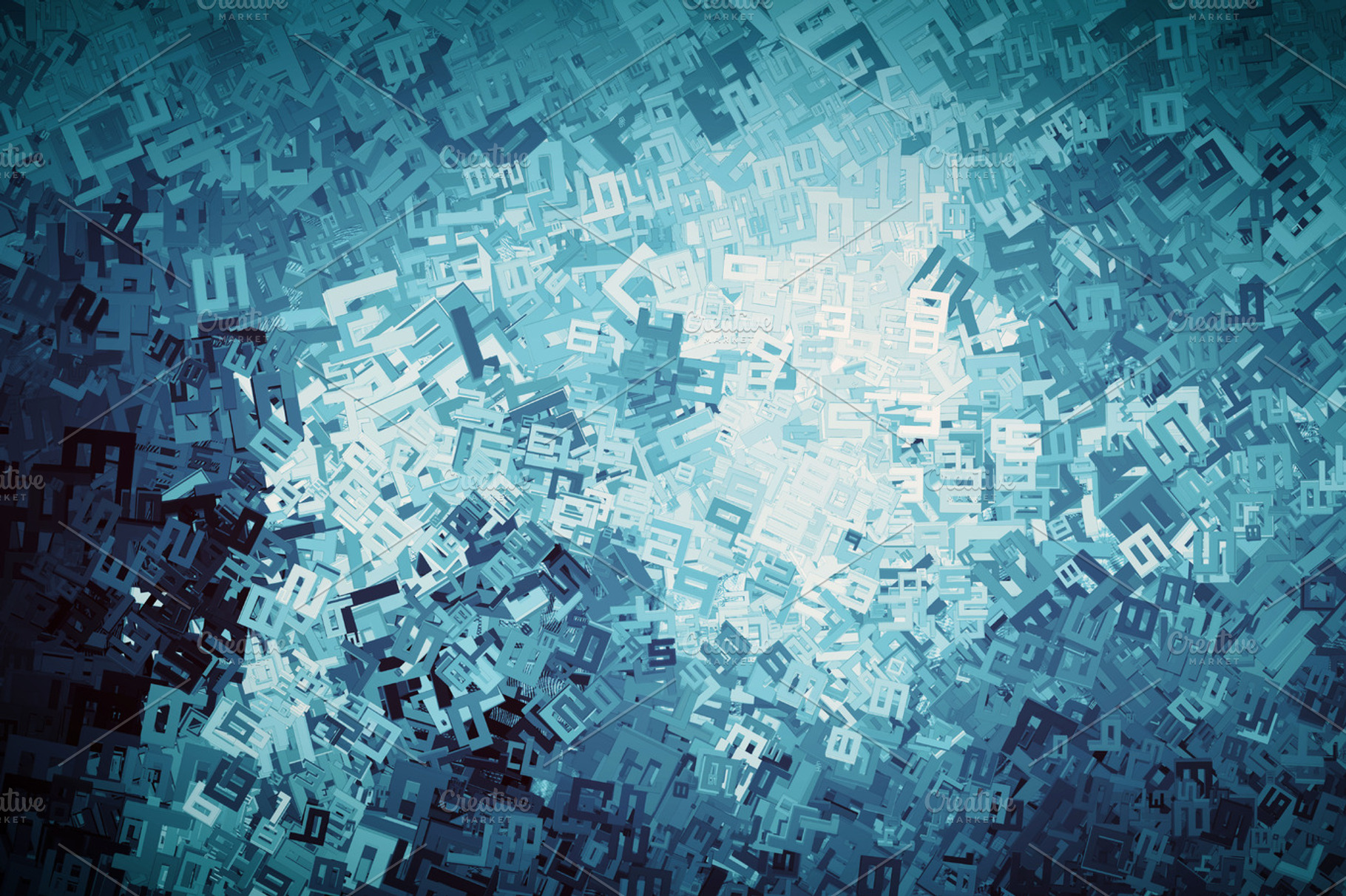 Abstract digits, numbers background, an Abstract Photo by Photocreo ...