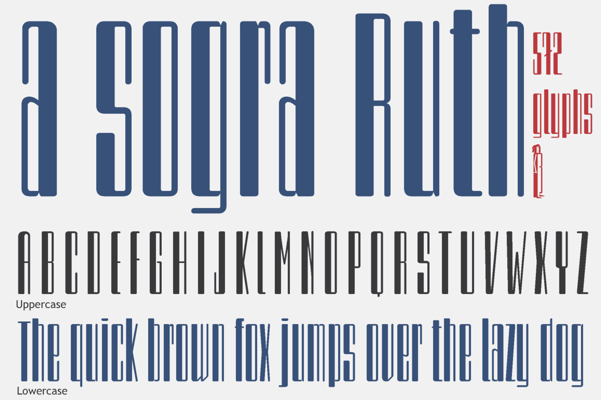 A sogra Ruth -font- preview 2