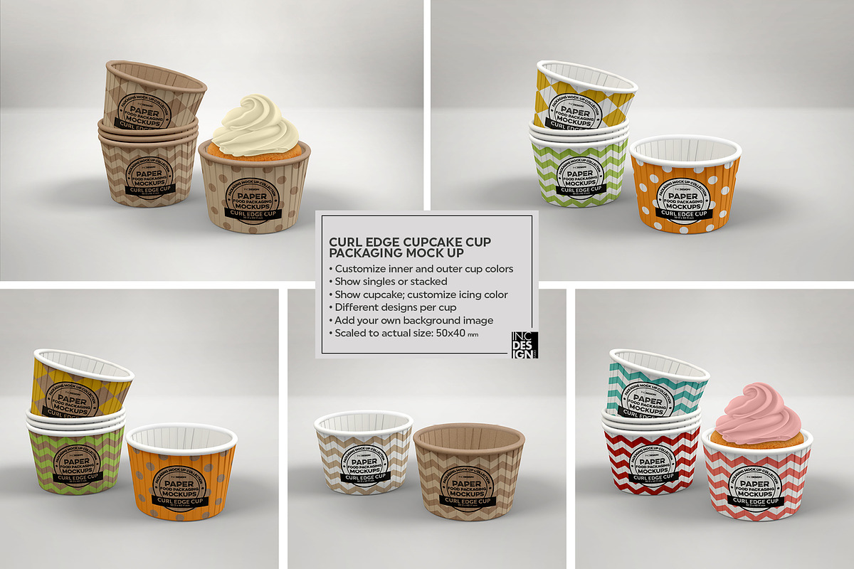 VOL.9: Food Box Packaging Mockups, a Cups & Container Mockup by INCDesign (Photo 9 of 21)