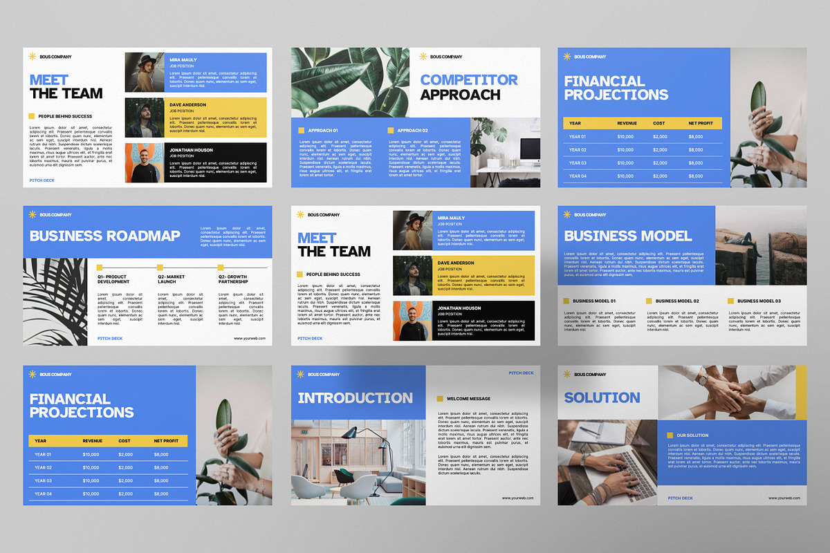 Pitch Deck Powerpoint Template preview 7