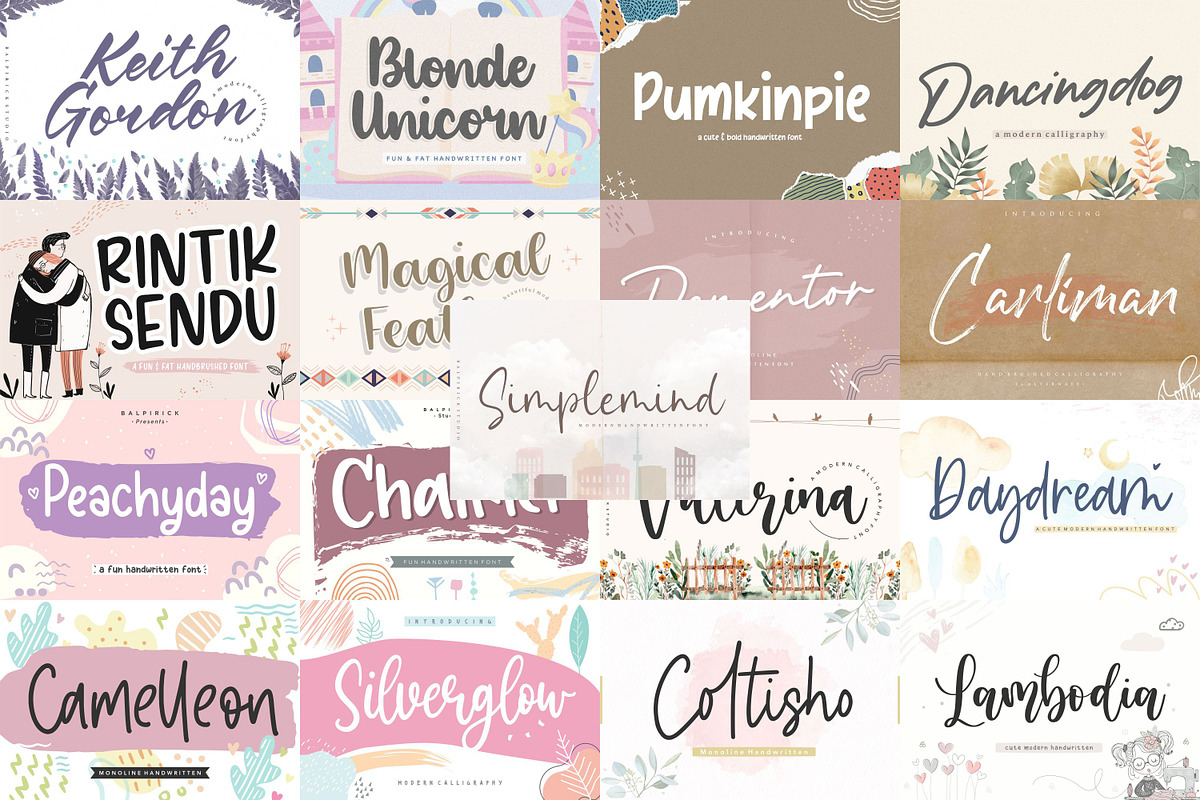 Sensational Mega Bundle! 99% off!, a Script Font by Balpirick Studio (Photo 7 of 9)