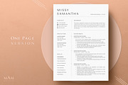 Minimalist Modern Resume Template, a Resume Template by MAM Design (Thumbnail 2 of 10)