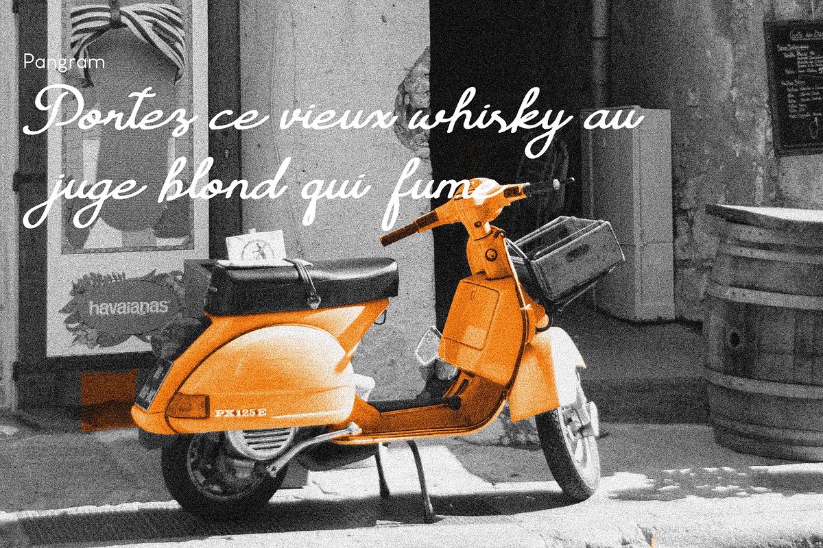 La Garpia Aesthetic Script Font, a Script Font by Hishand Studio (Photo 8 of 8)