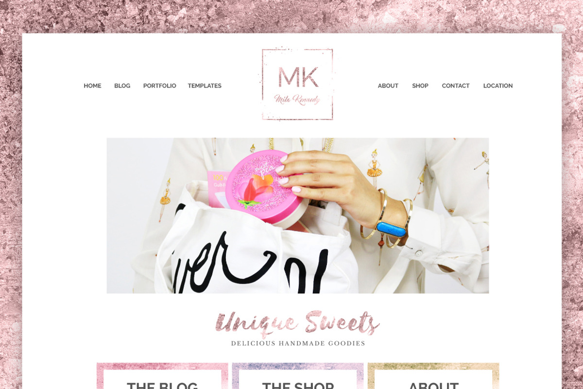 Feminine Logo Creator Square Edition, a Branding & Logo Template by Mats-Peter Forss (Photo 6 of 11)