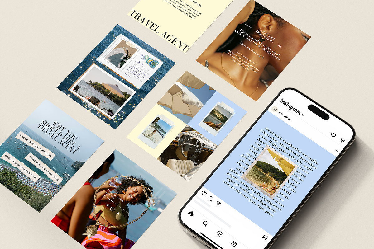 Travel Agent Social Media Kit preview 7