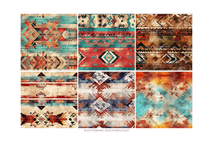 Grunge Southwestern Navajo Patterns