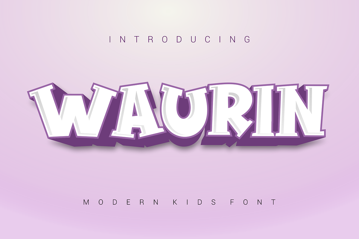 Waurin Font, a Serif Font by albert_kalingga (Photo 1 of 3)