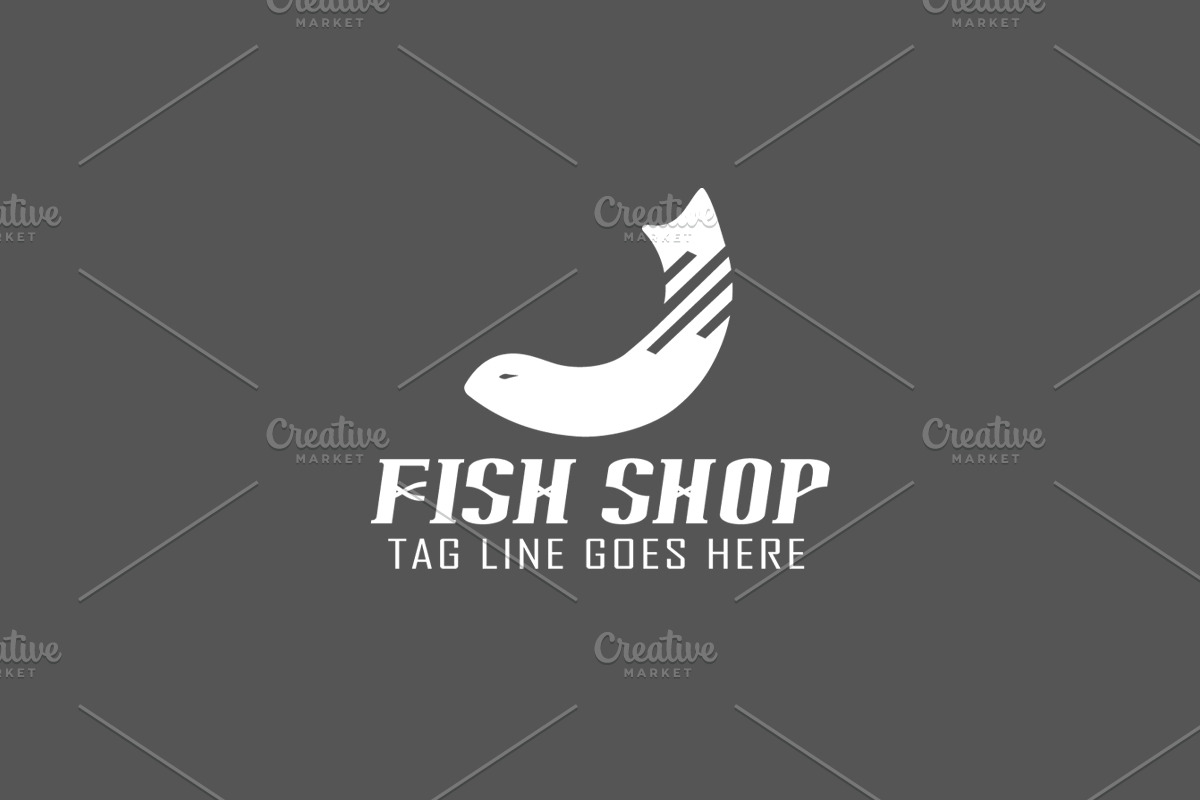 Fish Shop Logo, a Branding & Logo Template by Techno Digitz (Photo 1 of 3)