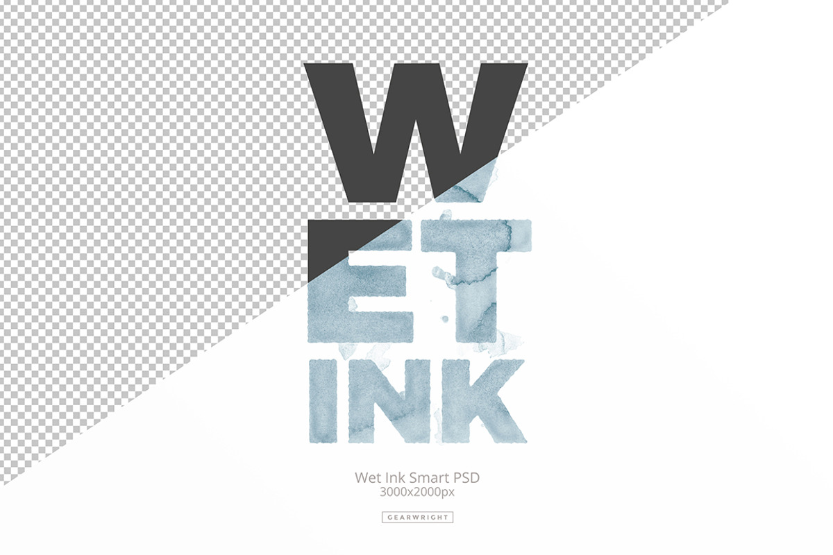 Wet Ink Smart PSD preview 6