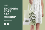 Tote Bag Mockup in the Hands of Girl, a Product Mockup by Grow Design Craft Studio (Thumbnail 1 of 7)
