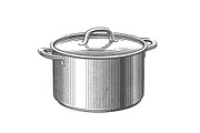 Metal pot with top engravings, an Object Graphic by Irina Trusova (Thumbnail 7 of 7)