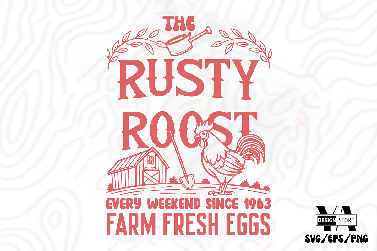 Vintage Farm Sign SVG Sublimation Bu, an Illustration by Ya_ Design Store (Photo 7 of 17)