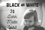 Pack 20 LR Presets B&W Dark Spirit, an Action Add-On by Presets Light Shop (Thumbnail 1 of 4)