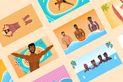 summer vibes background, a Person Illustration by foxndeer (Thumbnail 4 of 4)