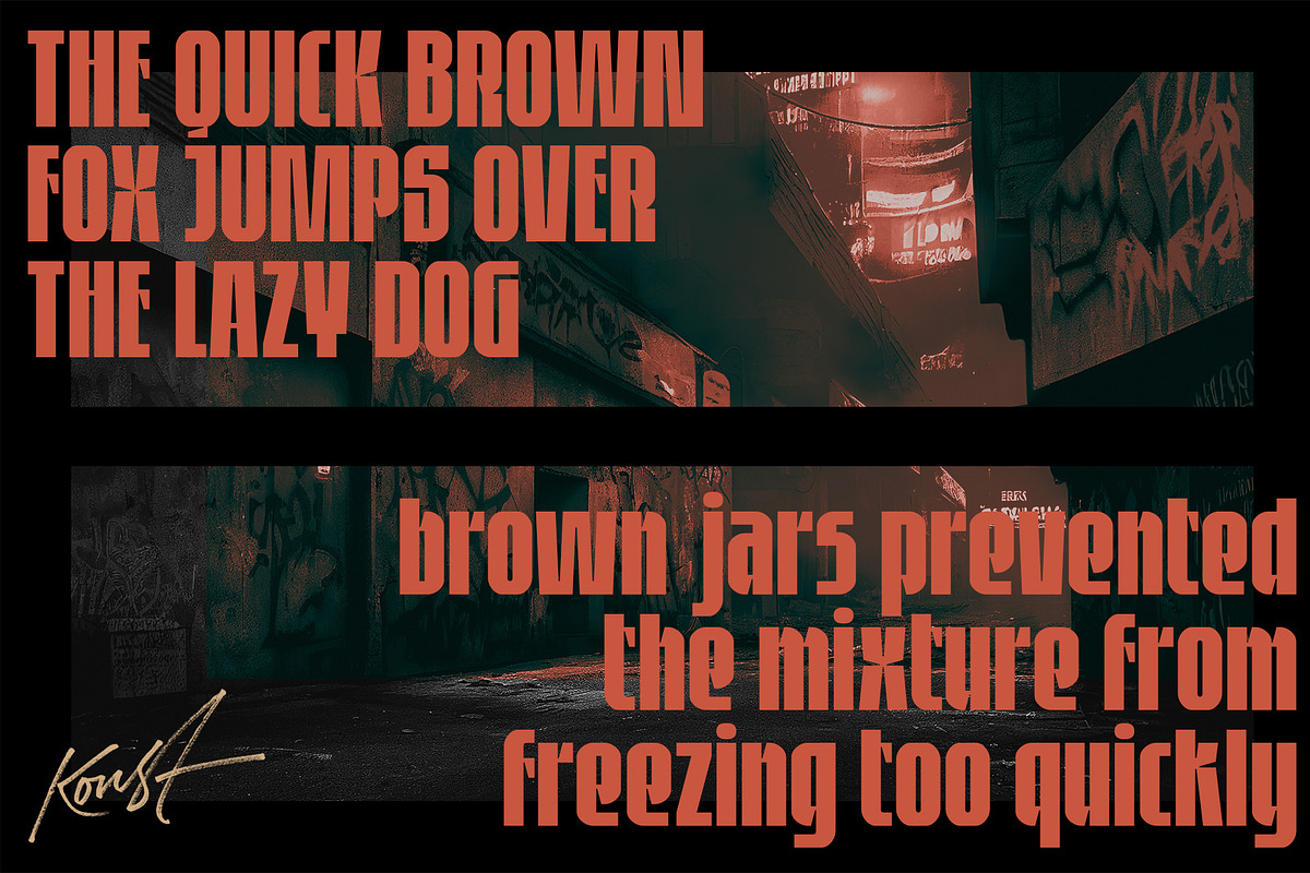 Alyrak - Futuristic Tech Fonts, a Font by Konstantine Studio (Photo 9 of 10)
