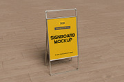Signboard Mockup, an Advertising Mockup by mockupbuys (Thumbnail 4 of 4)
