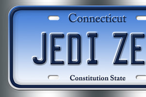 Vanity License Plate PSD Template!