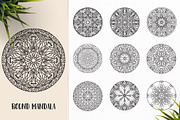 530 Vector Mandala Ornaments, an Animal Illustration by pixaroma (Thumbnail 50 of 55)