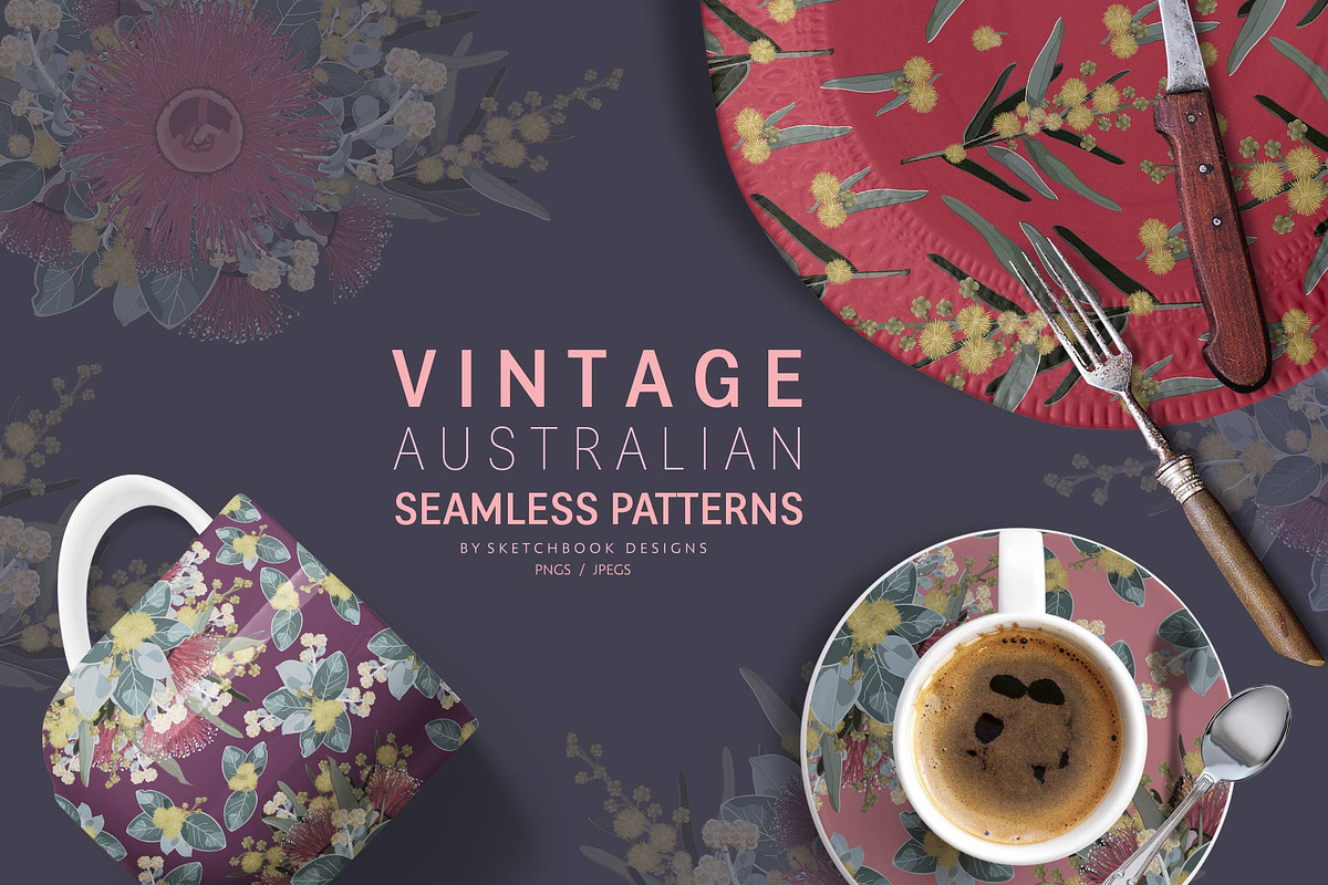 VINTAGE AUSTRALIAN WILDFLOWER SET, an Illustration by Sketchbook Designs (Photo 7 of 12)