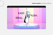 Futuristic Gradient Podiums Set, a Background Graphic by Lumeno (Thumbnail 4 of 5)