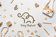Baby Elephant Logo Template, a Branding & Logo Template by tetiana.svirska (Thumbnail 3 of 4)