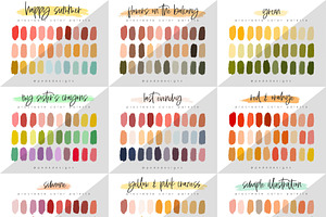 50 Procreate Color Palettes. Bundle2