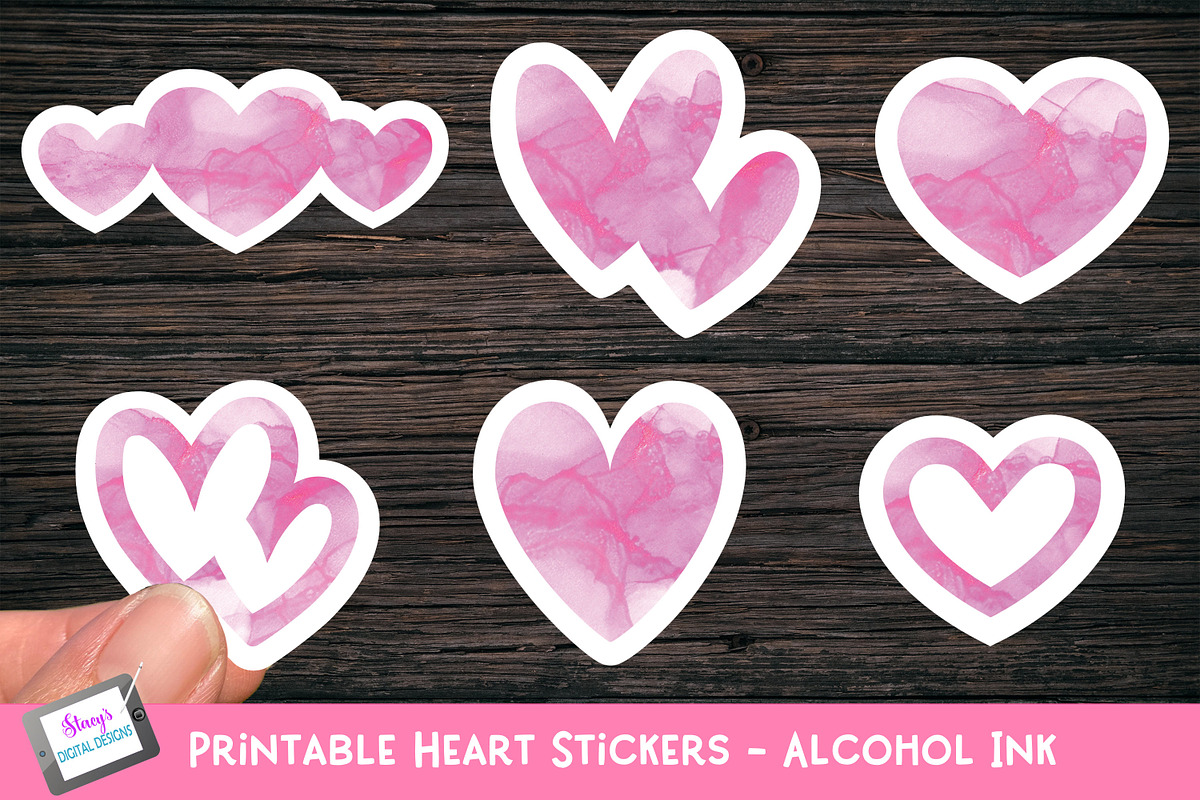 Heart Sticker Bundle | PNG Stickers, an Object Graphic by Stacy's Digital Designs (Photo 2 of 5)