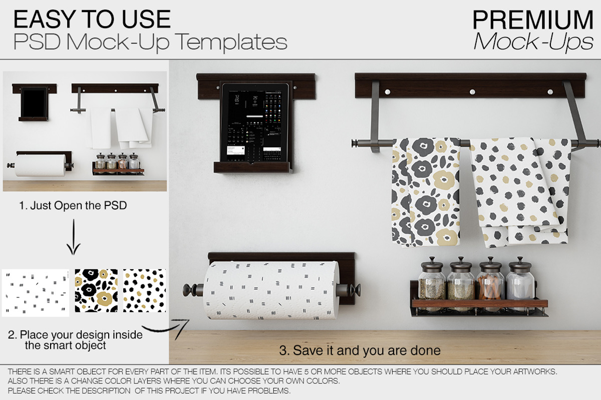 Kitchen Accessories Mockups, a Product Mockup by mock-ups (Photo 16 of 20)