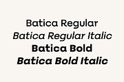 Batica – Modern Geometric Sans Serif, a Sans Serif Font by Yukita Creative (Thumbnail 5 of 10)