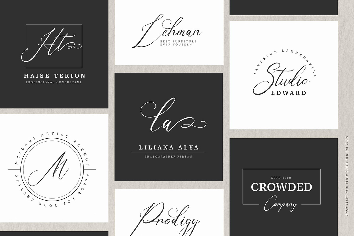 Geraldyn Brushko | Modern Calligraph, a Script Font by Denustudios (Photo 8 of 13)