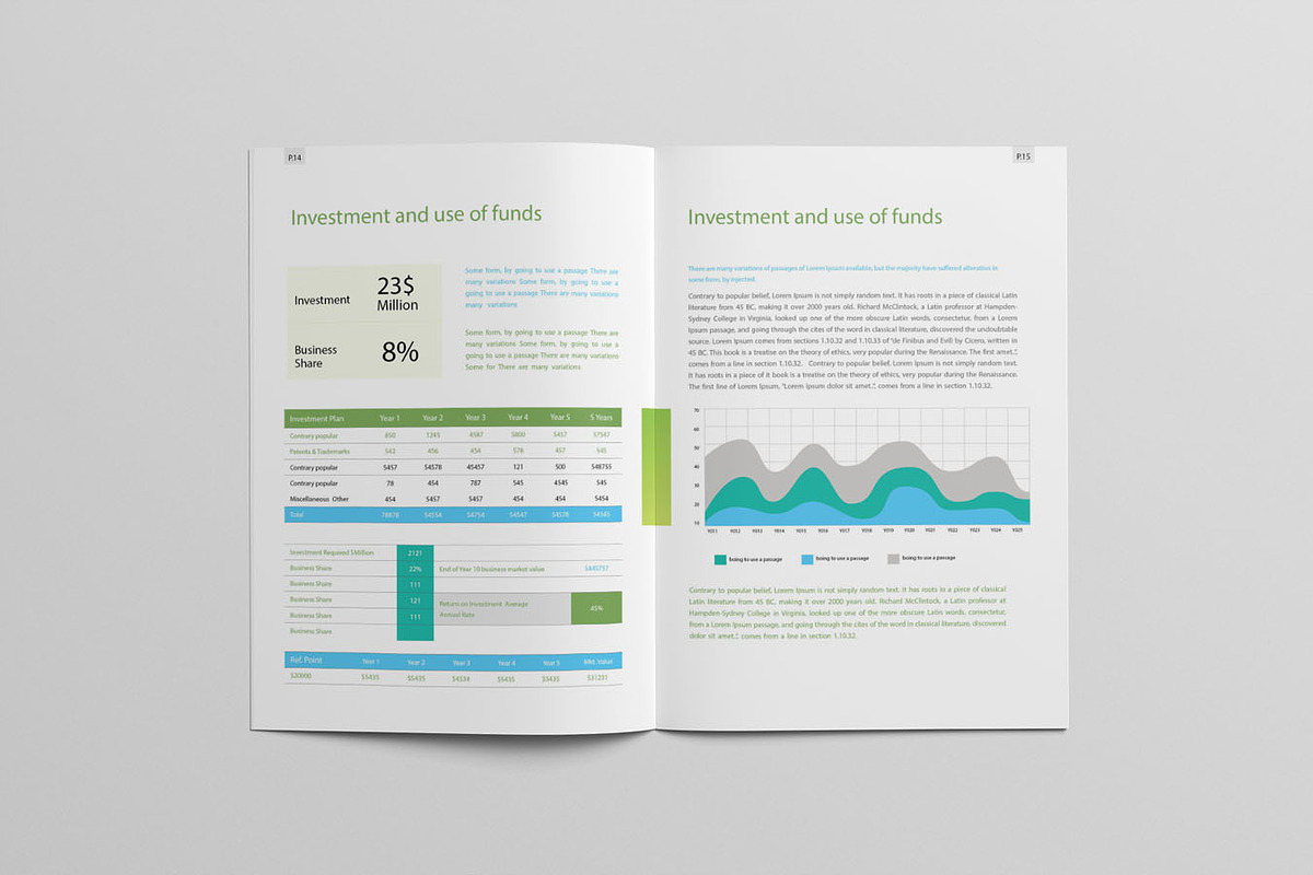 Company Profile Template WORD & INDD, a Brochure Template by Taiffco (Photo 3 of 8)