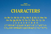 Asteria - Retro Display Font, a Serif Font by RagamKata (Thumbnail 11 of 12)