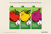 Fruit & Vegetable Illustrations, a Food Illustration by Komet & Flicker (Thumbnail 3 of 10)
