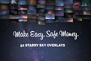52 Starry Sky Photoshop Overlays preview 6