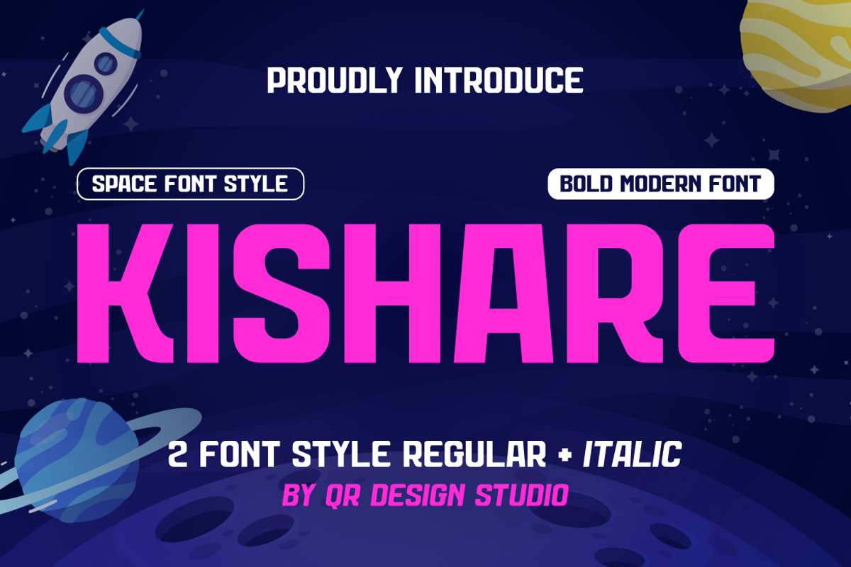 Kishare Font, a Sans Serif Font by QR Design Studio (Photo 1 of 8)