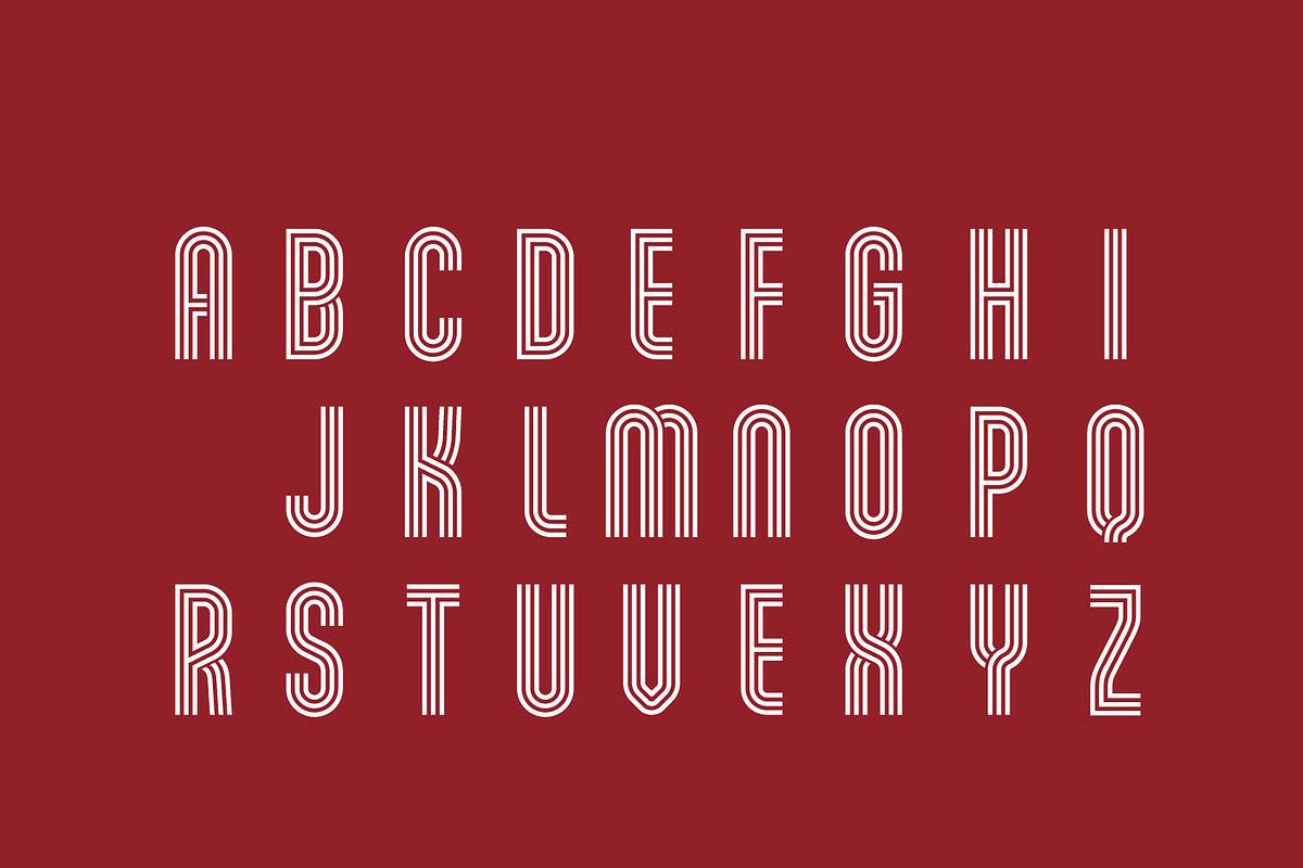Outsight - Bold Retro Font, a Blackletter Font by Ridha-38.lineart (Photo 6 of 12)