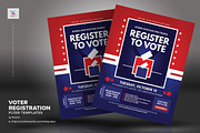 Voter Registration Flyer Templates, a Flyer Template by kinzi21 (Thumbnail 4 of 4)