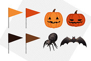 Halloween Party Builder – Cliparts, an Illustration by aniunova (Thumbnail 5 of 6)