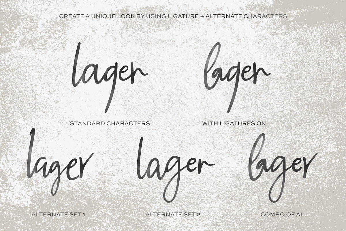 Brauhaus Signature Font preview 4