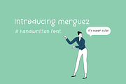 Merguez, a Handwritten Font by Sofia Skoog (Thumbnail 2 of 10)