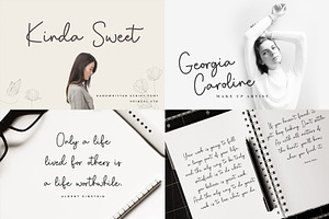 Font Bundles Sale / Monoline Script