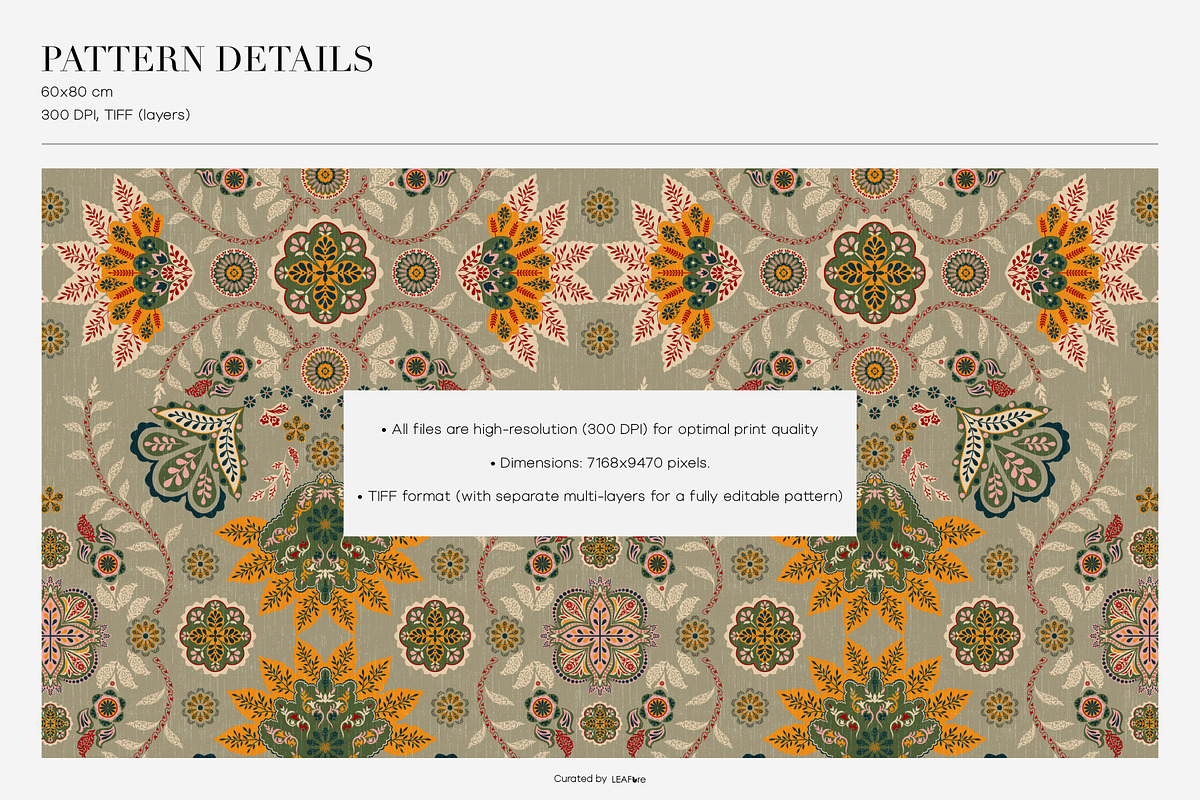 Gulkar | Seamless Print Pattern 2026, a Pattern Graphic by LEAFure (Photo 2 of 10)