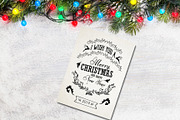 12 Christmas Mockup #1, a Print Template by Walentin (Thumbnail 12 of 13)