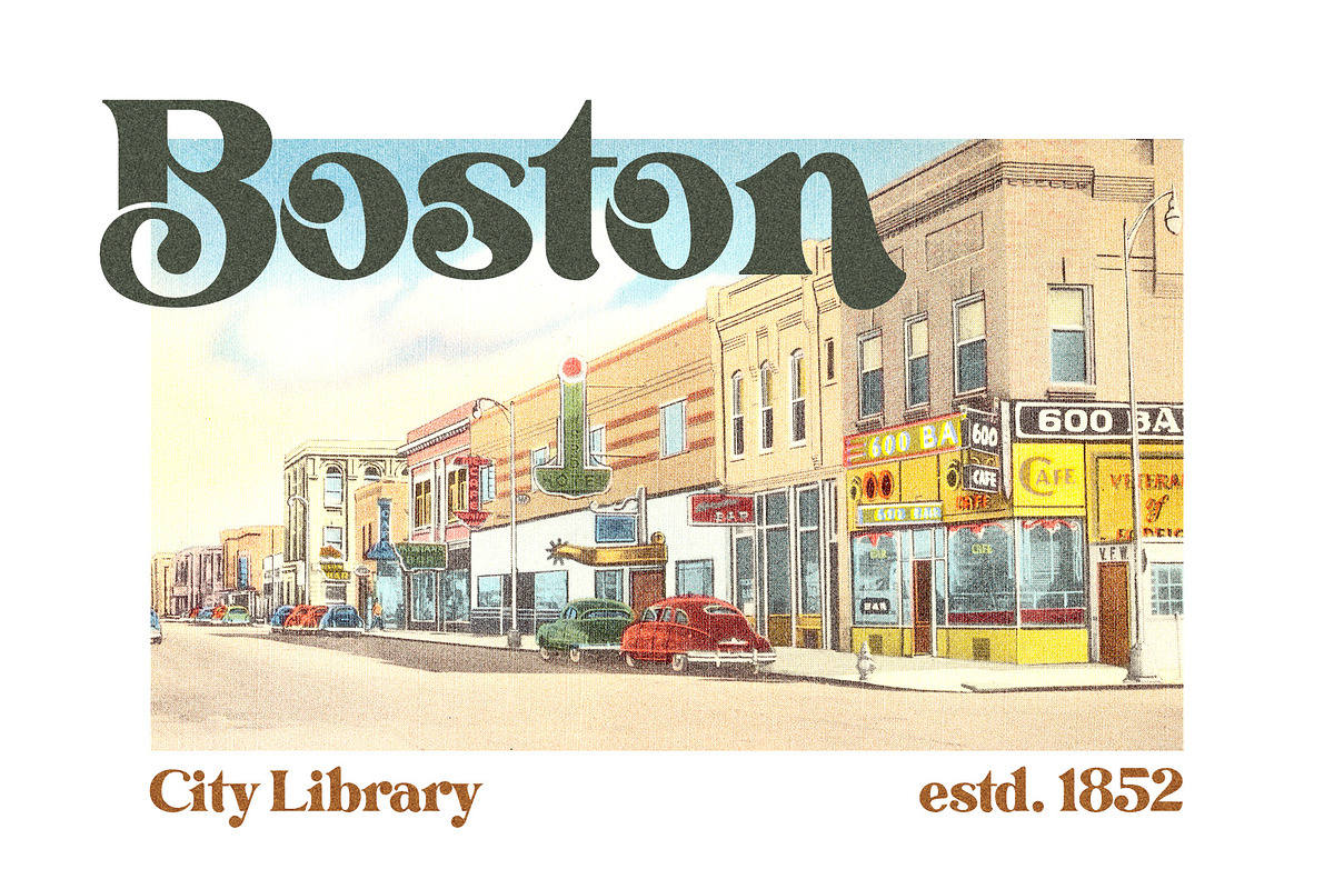Olive Village - Vintage Font, a Serif Font by Ivan Rosenberg (Photo 7 of 18)