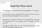 Aesthetic Squarespace 7.1 Template, a Squarespace Template by Forth and Wild (Thumbnail 4 of 9)